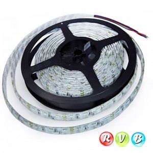 Ruban 30 LEDs RVB rouleau flexible autocollant de 5m achat prix