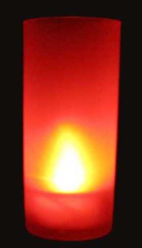 Bougies à LED RGB avec son Photophore