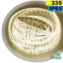 Ruban Led latérale blanc chaud léger LEDs-335 IP65 120leds/m sur mesure