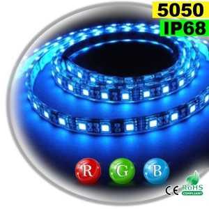 Ruban Led RGB SMD 5050 IP68 60leds/m rouleau sur mesure