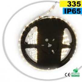 Ruban Led latérale blanc chaud léger LEDs-335 IP65 60leds/m sur mesure